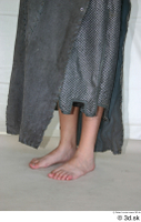  Photos Medieval Woman in grey dress 1 grey dress historical Clothing leg lower body 0010.jpg